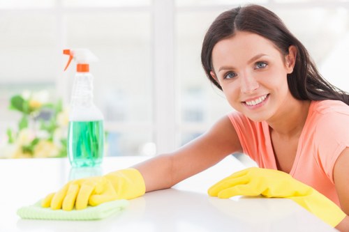 Carpet cleaning appointment details and booking paperwork