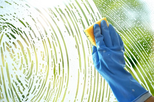 Charlton Carpet Cleaners technician preparing for a safe carpet cleaning job