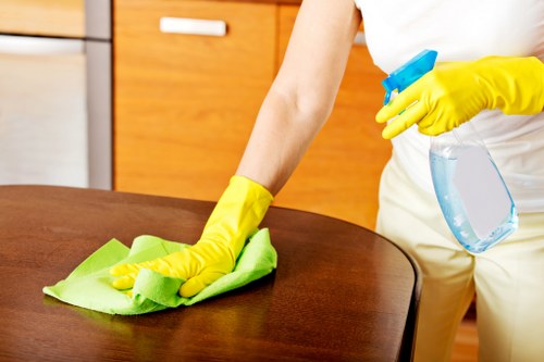 Deep cleaning process for a fabric sofa in Charlton